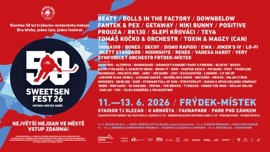 SWEETSEN FEST 2026 DEN 2 - VSTUP ZDARMA